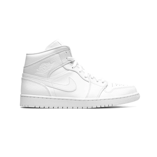 AIR JORDAN 1 MID TRIPLE WHITE