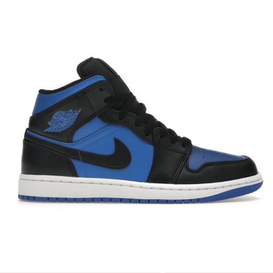 Air Jordan 1 Mid 'Black Royal Blue' (GS)