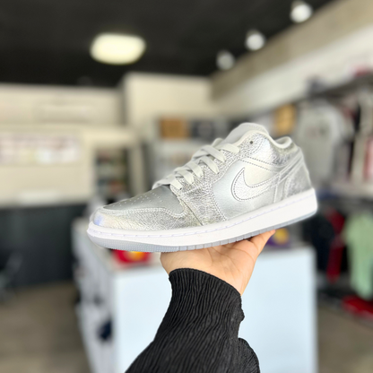 tenis Air Jordan 1 Low SE "Metallic Silver